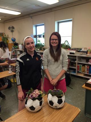 Archbishop O'Leary High School - Soccer Ball Pots